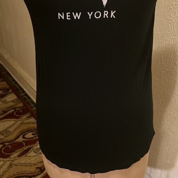 Celfie New York Black Tank Top Size M - Picture 3 of 9
